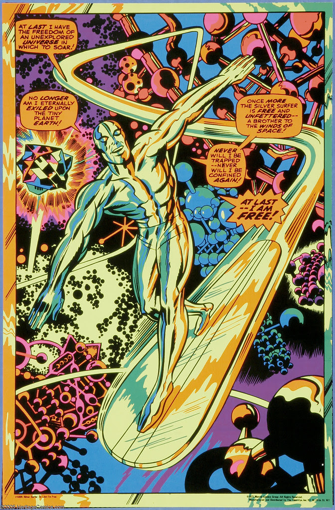 Fantastic Four 76 Silver Surfer Third Eye poster