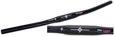 Origin8 Pro-Torq Flat Handlebars - 31.8mm x 620mm, Brushed Black