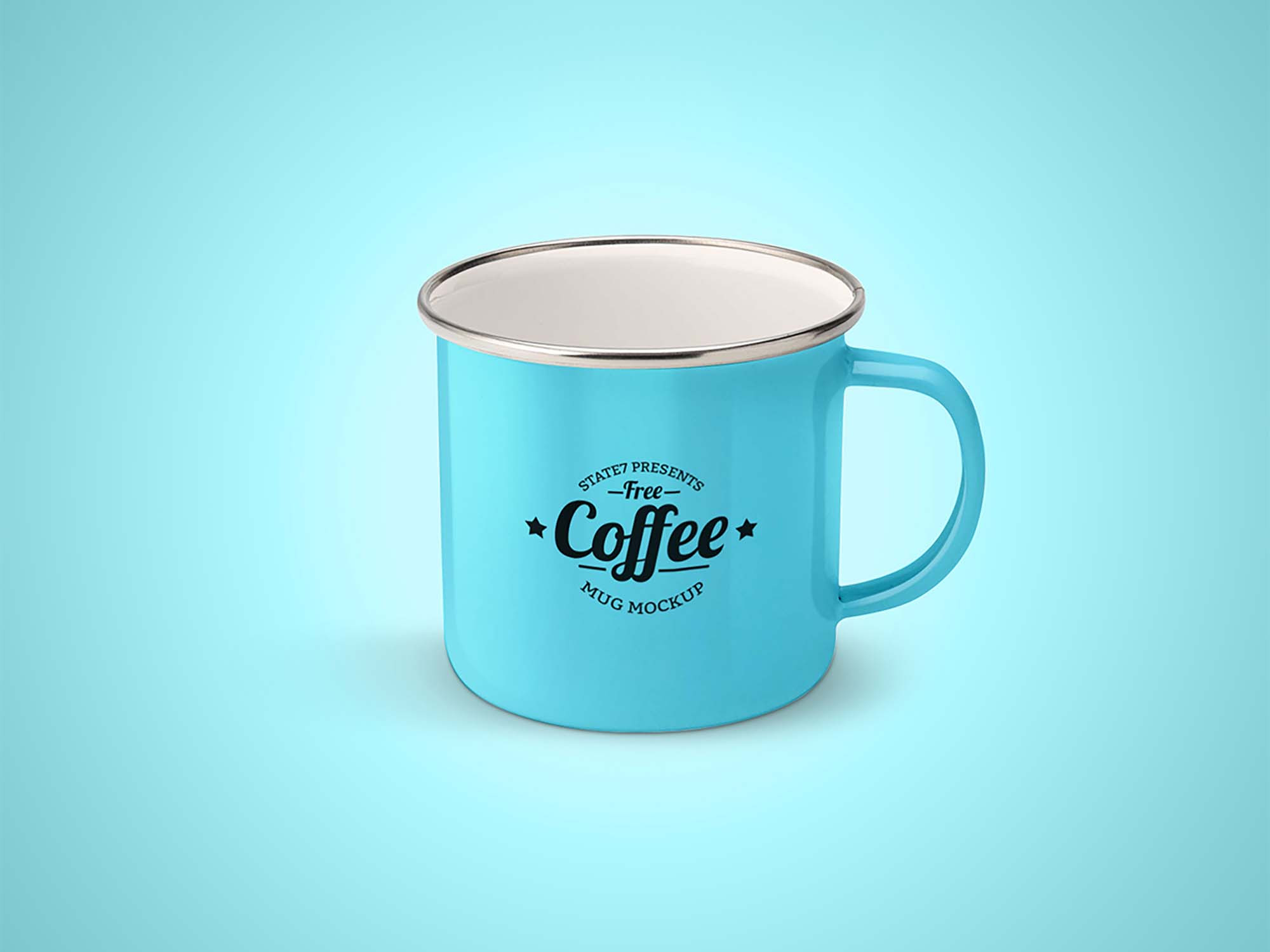 Download Free Enamel Mug Mockup Psd