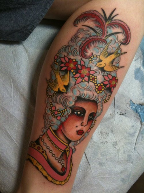 Tagged steve byrne tattoo lady jewelry hair feather
