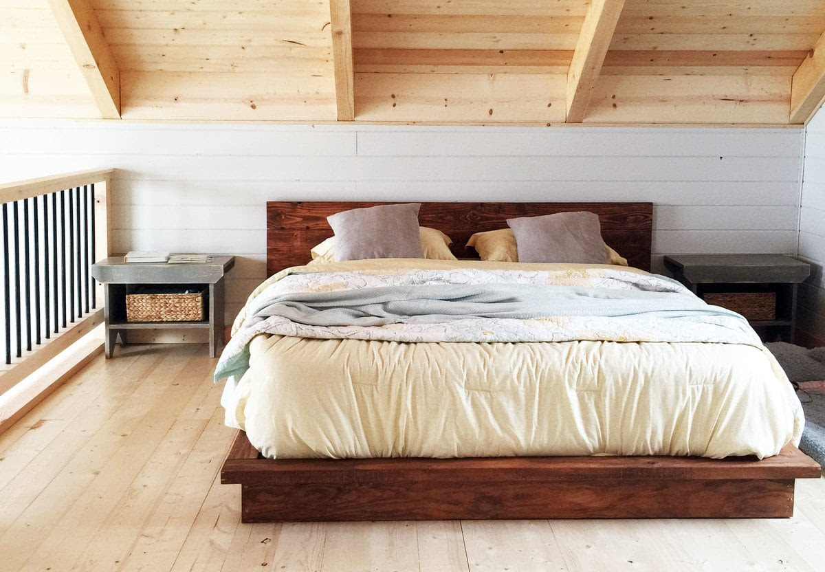 Rustic Modern 2x6 Platform Bed Ana White