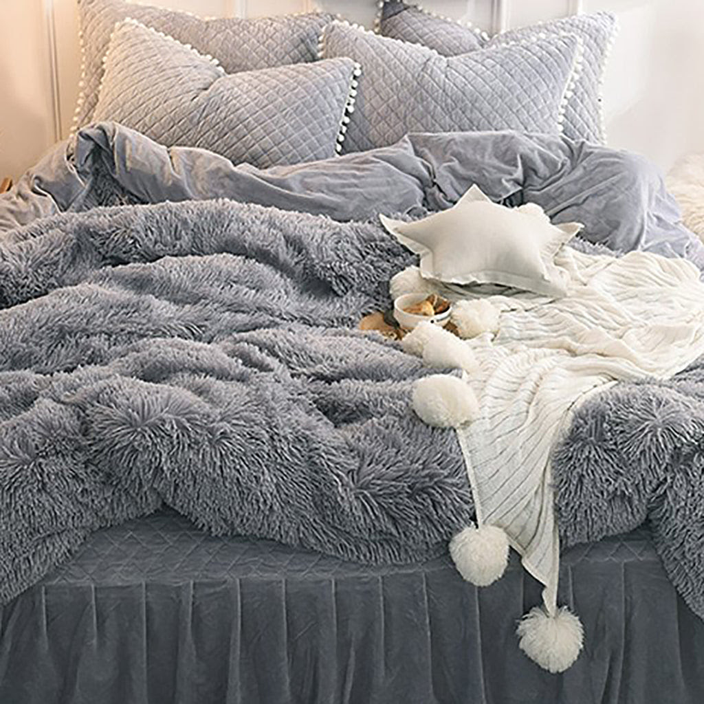 plush duvet cover