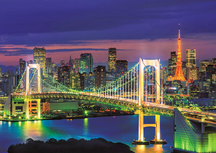 Epo 04 534 風景 お台場の夜景 東京 216ピース エポック社 の商品詳細ページです 日本最大級のジグソーパズル通販専門店 ジグソークラブ
