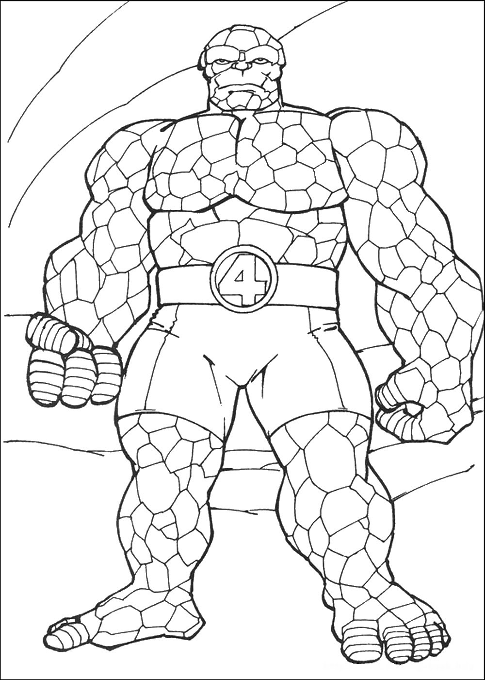Download Fantastic four coloring pages to download and print for free