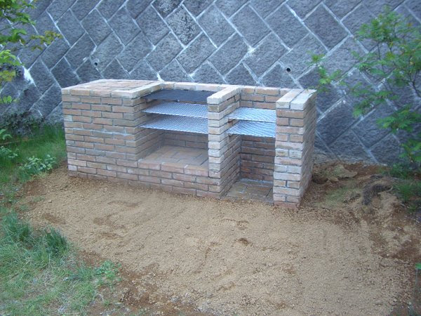 バーベキューコンロの扉 Diy バジルの庭