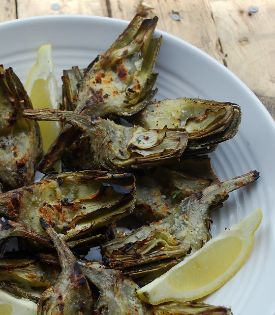 Grilled artichokes 2