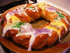 s just far enough away from New Orleans that we don King Cake for Mardi Gras