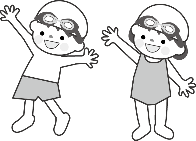 プール 水泳のイラスト 無料イラスト フリー素材