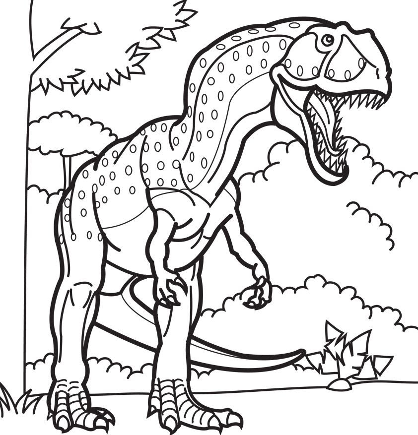 The Dinosaur King Coloring Pages - Coloring Home Download and print these dinosaur kids coloring pages for free.