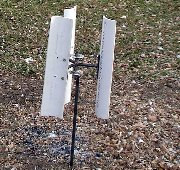 Wind pass: Making wind turbine blades pvc pipe