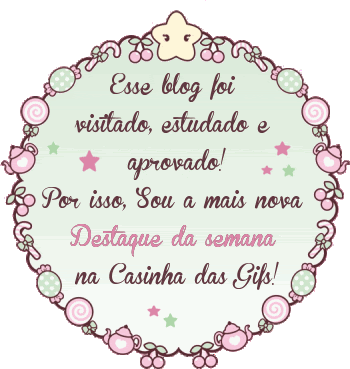 Parabéns pelo lindo Blog!