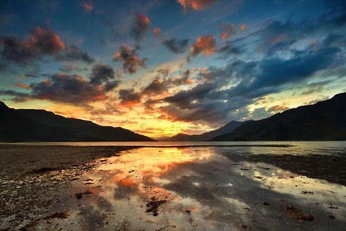 Loch Hourn Sunset - Knoydart by Michael~Ashley
