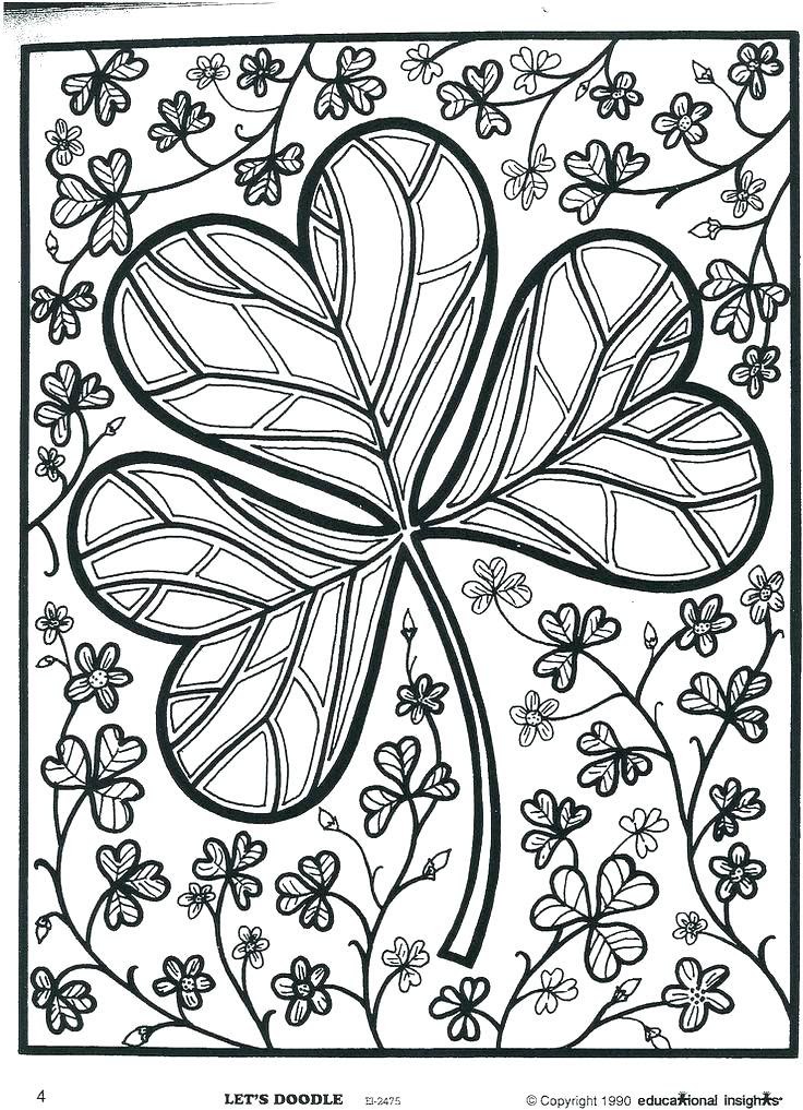 Download The best free Shamrock coloring page images. Download from ...