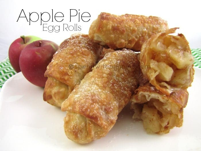 apple pie egg rolls