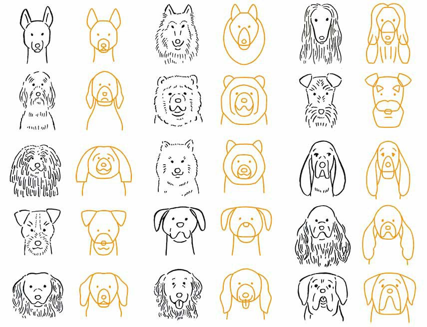 ワンちゃんの似顔絵を描いてみよう 犬イラストの描き方 Tombow Fun Art Studio トンボ鉛筆