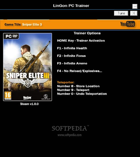 Sniper Elite 3 +6 Trainer