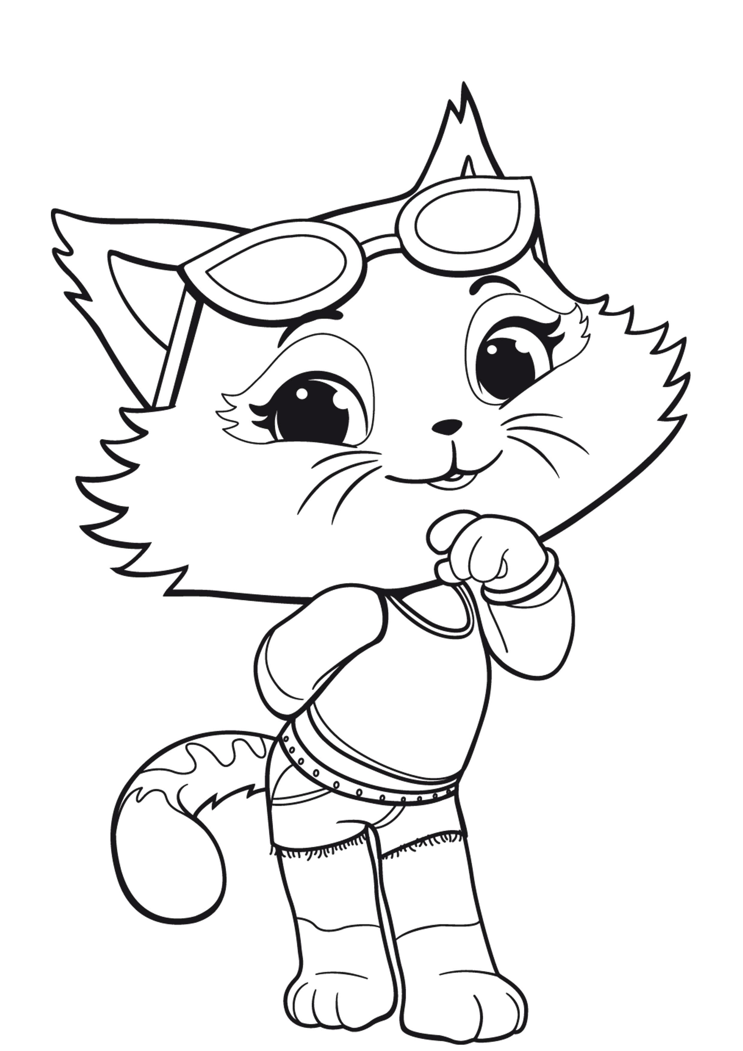 free 44 cats coloring pages youloveitcom