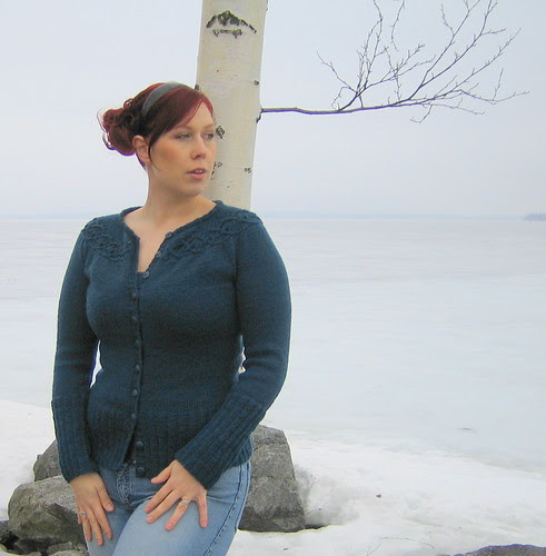Tangled Yoke cardigan