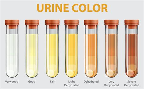 हमारे शरीर में कोई भी दिक्कत होने पर यूरिन के कलर के जरिए उसका पता लग … dehydration urine color chart infographic health nutrition chart urinal