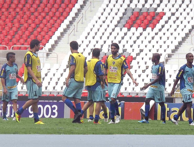 Treino do Botafogo no Engenhão (Foto: Rafael Cavalieri / Globoesporte.com)