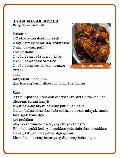 ayam masak madu