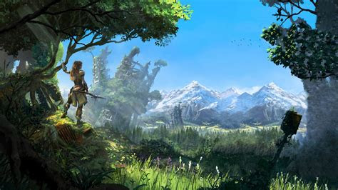 horizon  dawn  game wallpapers hd wallpapers