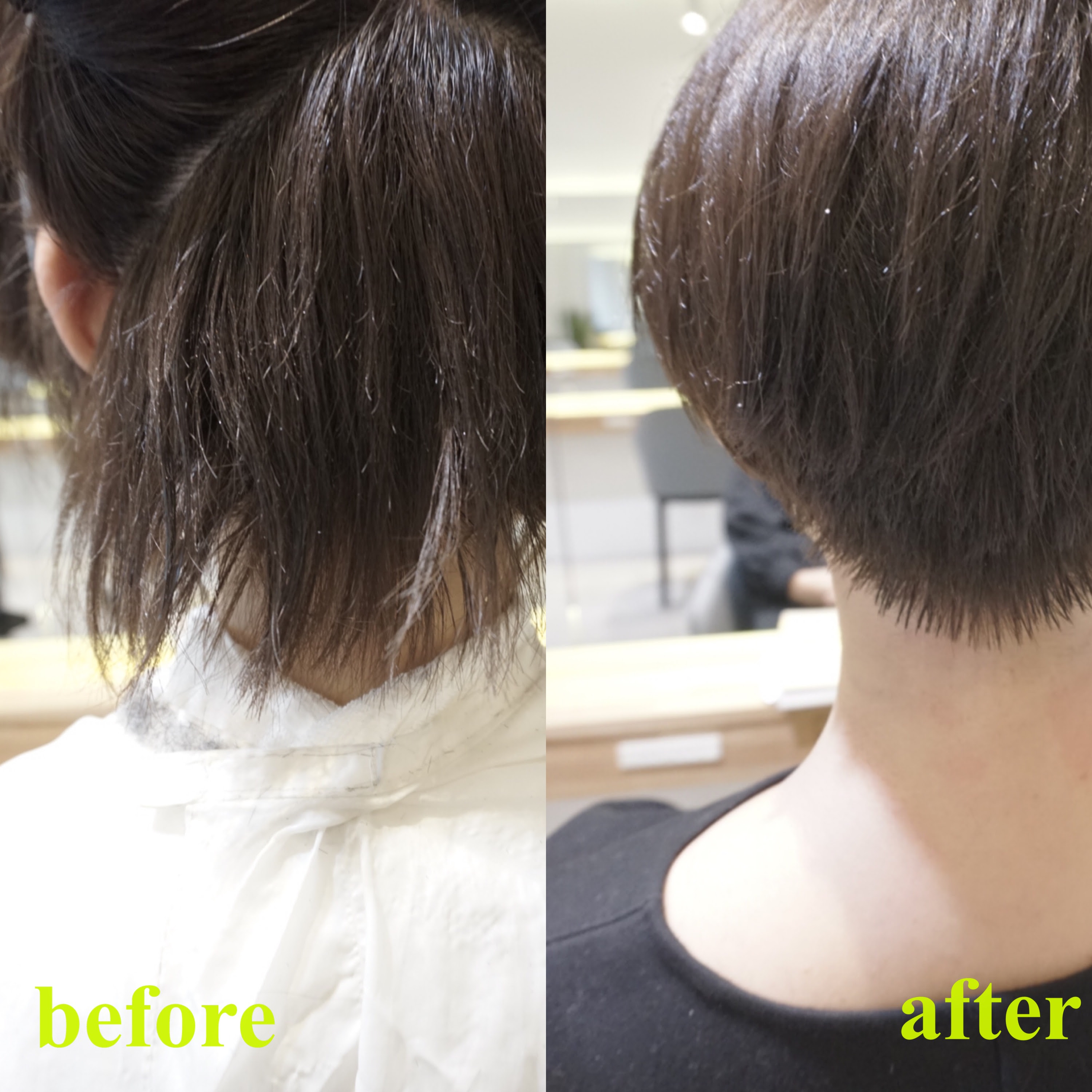 ショートなのに梳かれすぎでまとまらない場合の対策と方法とは 失敗されてしまった部分をデザインで変えよう Percent パーセント 神宮前 渋谷 神南エリアの大人のための美容室