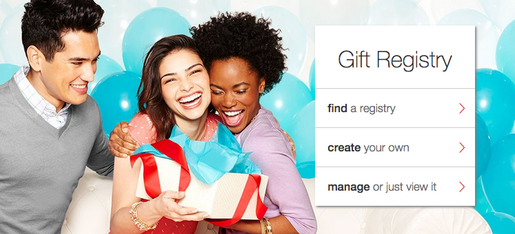 gift from a Target wedding registry â youâll get a free 10 Target ...