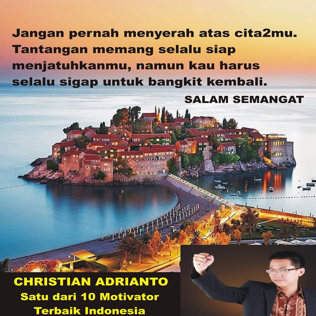 Christian ADrianto Motivator Motivator Top Indonesia Seperti Mario