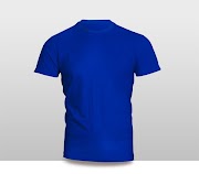 27+ Gambar Baju Kaos Biru Polos