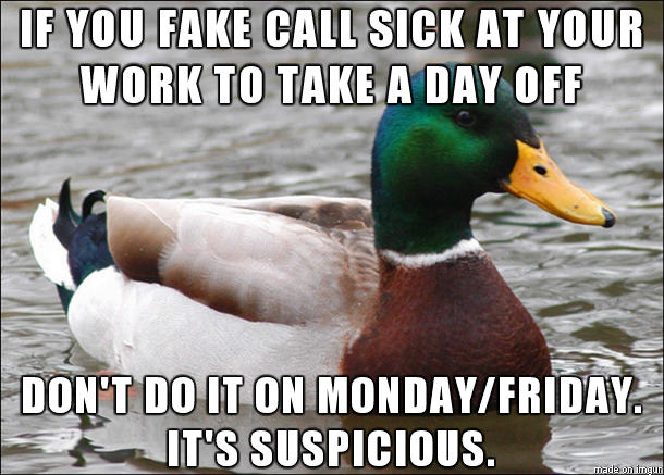 advice duck mallard work
