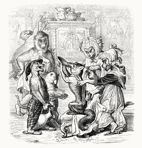 Wilhelm von Kaulbach - Reineke Fuchs, 1857 (Goethe) p44 (coconino)