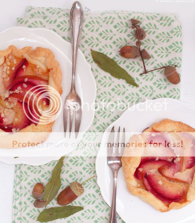 Galette, Minigalette, Cafesnack, Apfelküchlein, Pflaumen