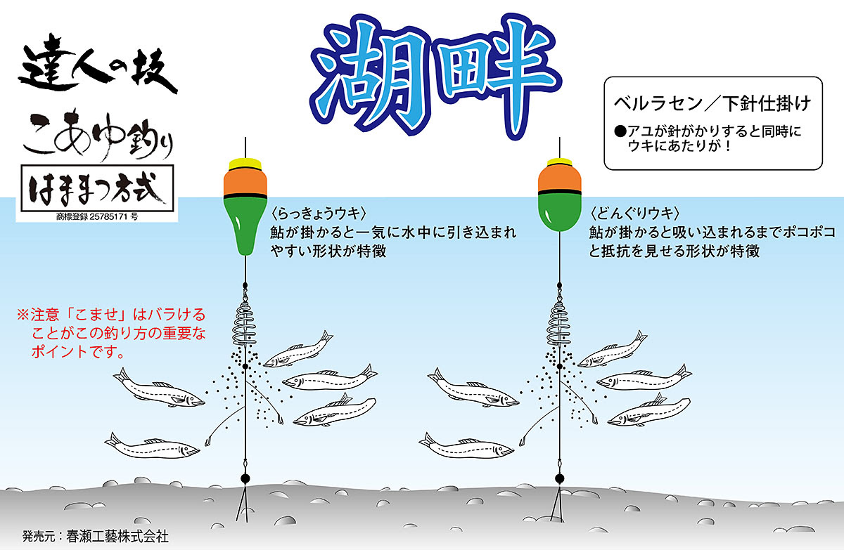 はままつ方式 春瀬工藝 小鮎釣り アウトドア