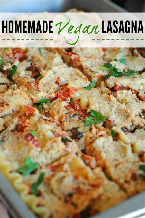 vegan lasagna  ricotta cheese recipe vegan