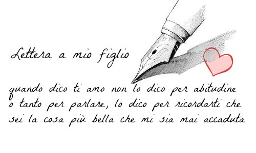 LA COMMOVENTE LETTERA DELL'ANZIANA MAMMA AL FIGLIO...