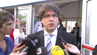 Puigdemont al Saló Nàutic de Barcelona