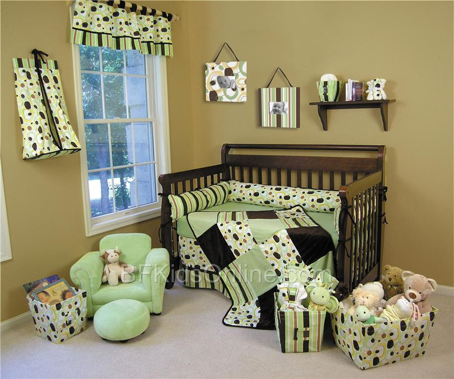 SWEET SAFARI BLUE/BROWN ZEBRA BABY BOY CRIB BEDDING SET