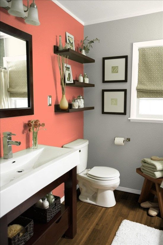 30 Grey And Coral Home DÃ©cor Ideas - DigsDigs