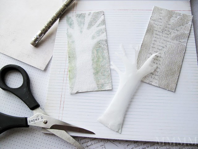 freehand art variation- another option- hand cut your masks. The sticky back paper backing is perfect for drawing on and easy to cut nicely