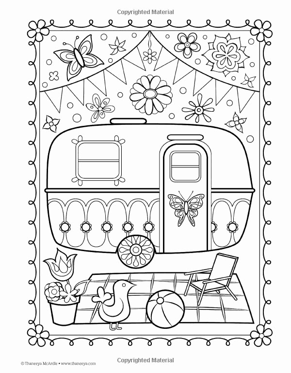 Camper Coloring Pages at GetColorings.com | Free printable ...