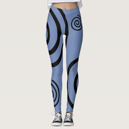 MESSMERIZING HYPNOTIC SWIRLS by Slipperywindow Leggings