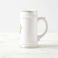 Queen Kitty Pink - Gray Coffee Mug