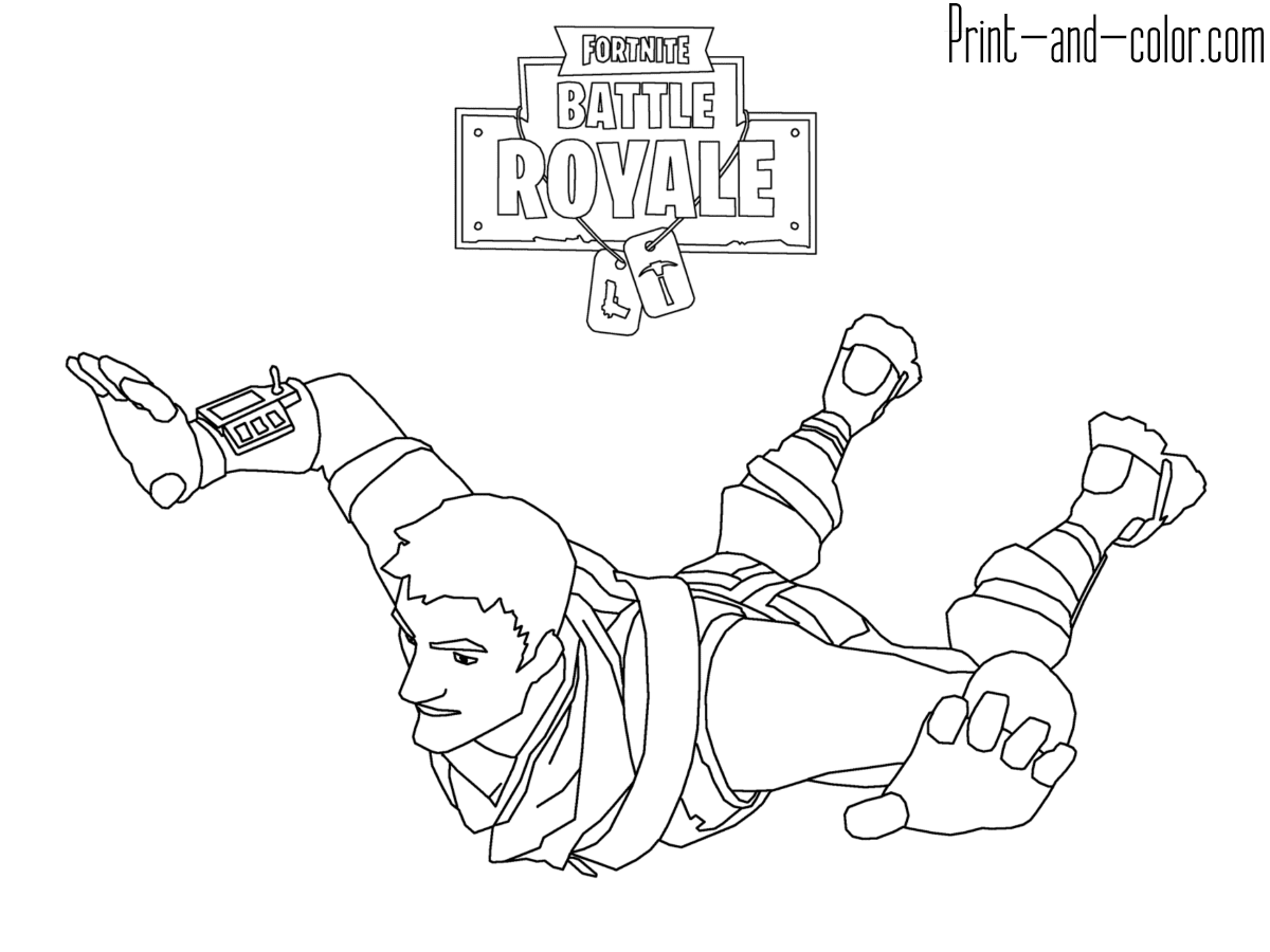 you might also like this coloring pages - fortnite to color