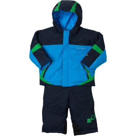 Columbia Unisex-baby Infant Boys Buga Set, Compass Blue/Collegiate Navy, 18 Months
