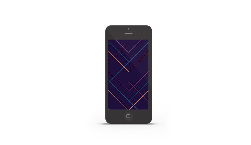 Abduzeedo's iPhone wallpaper of the week by Percolate
