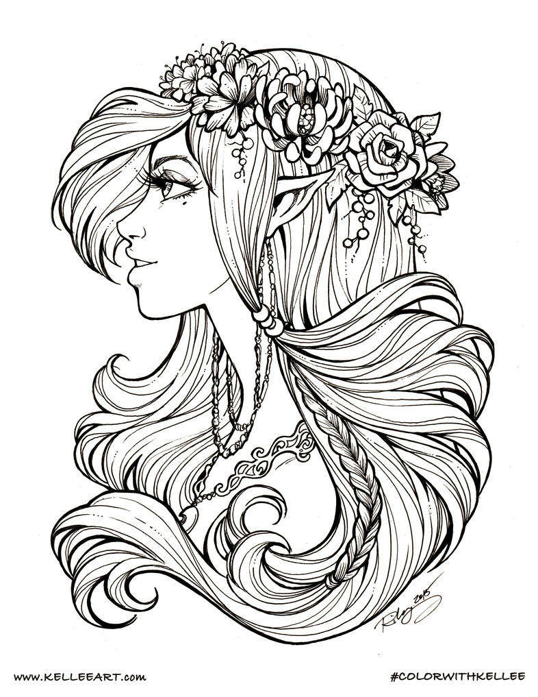 #ColorWithKellee - Elf by KelleeArt on DeviantArt