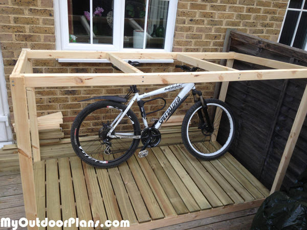 DIY Bike Shed MyOutdoorPlans Free Woodworking Plans 