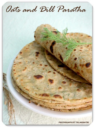 Oats Dill Paratha