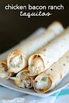 BAKED CHICKEN BACON RANCH TAQUITOS